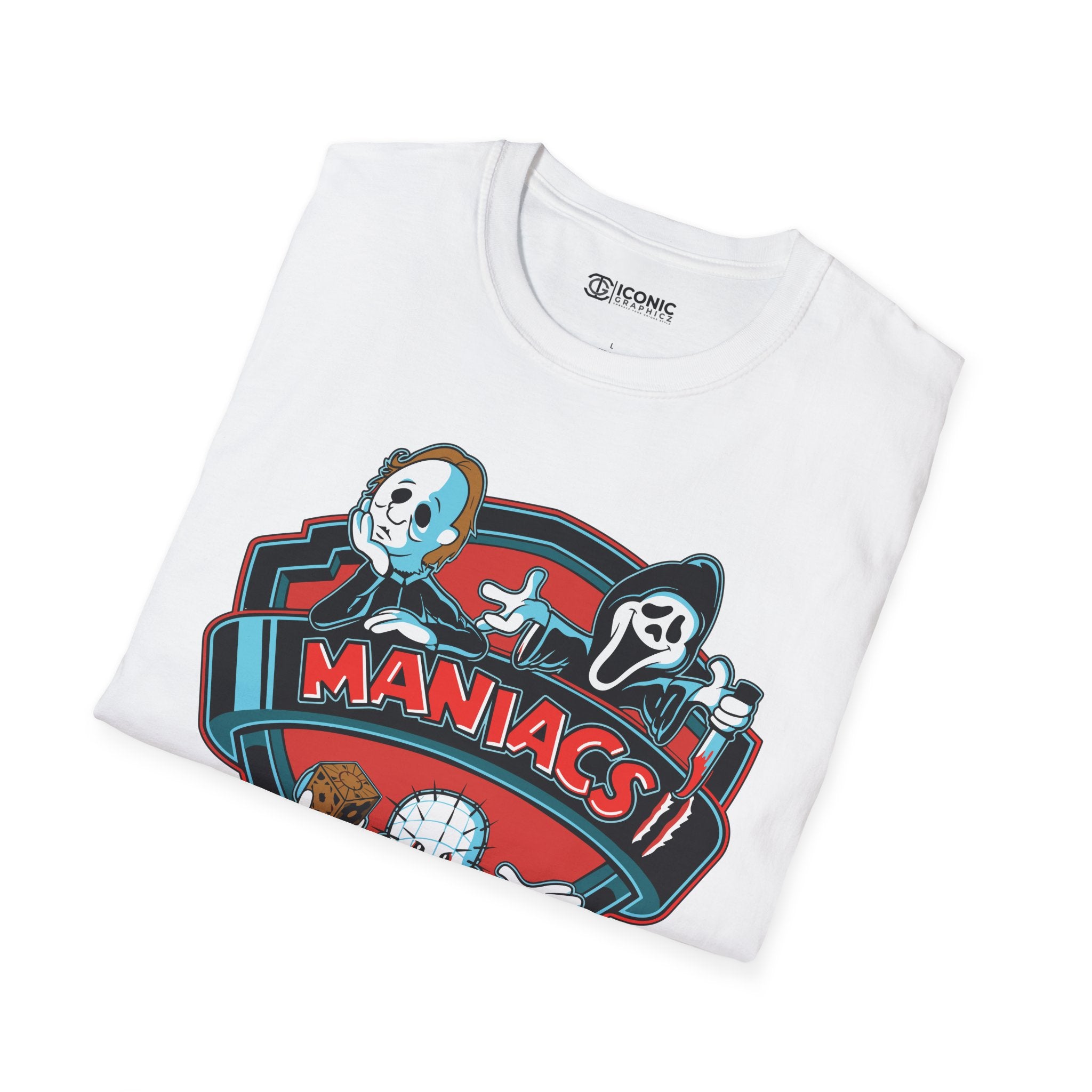 Maniacs Unisex Softstyle T-Shirt - IGZ Clothing 