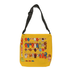 Mario Adjustable Tote Bag (AOP) - IGZ Clothing 