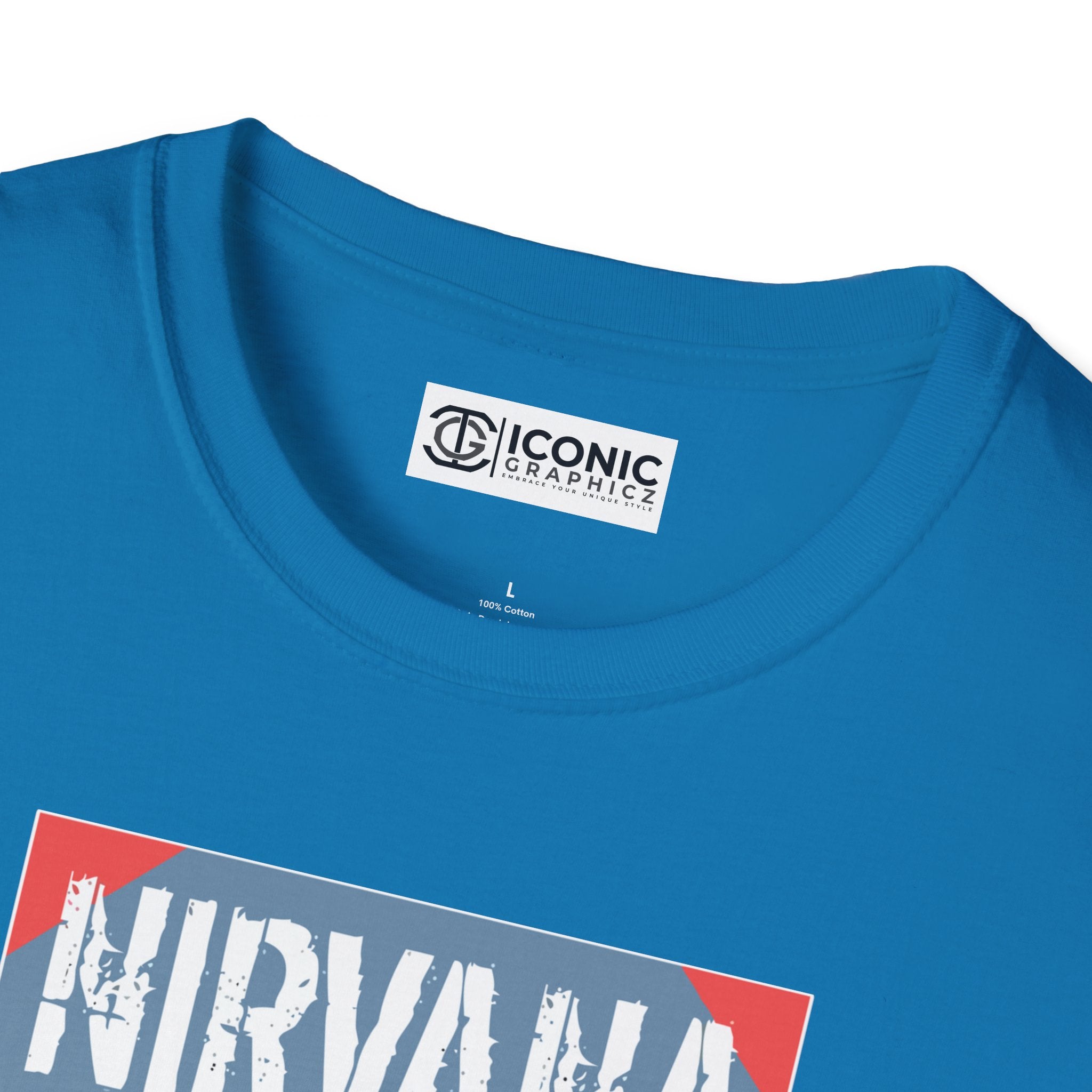 Nirvana Unisex Softstyle T-Shirt - IGZ Clothing 