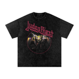 Judas Priest Acid Wash Oversize T-Shirt
