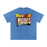 Goku Black Dragon ball Super Acid Wash Oversize T-Shirt