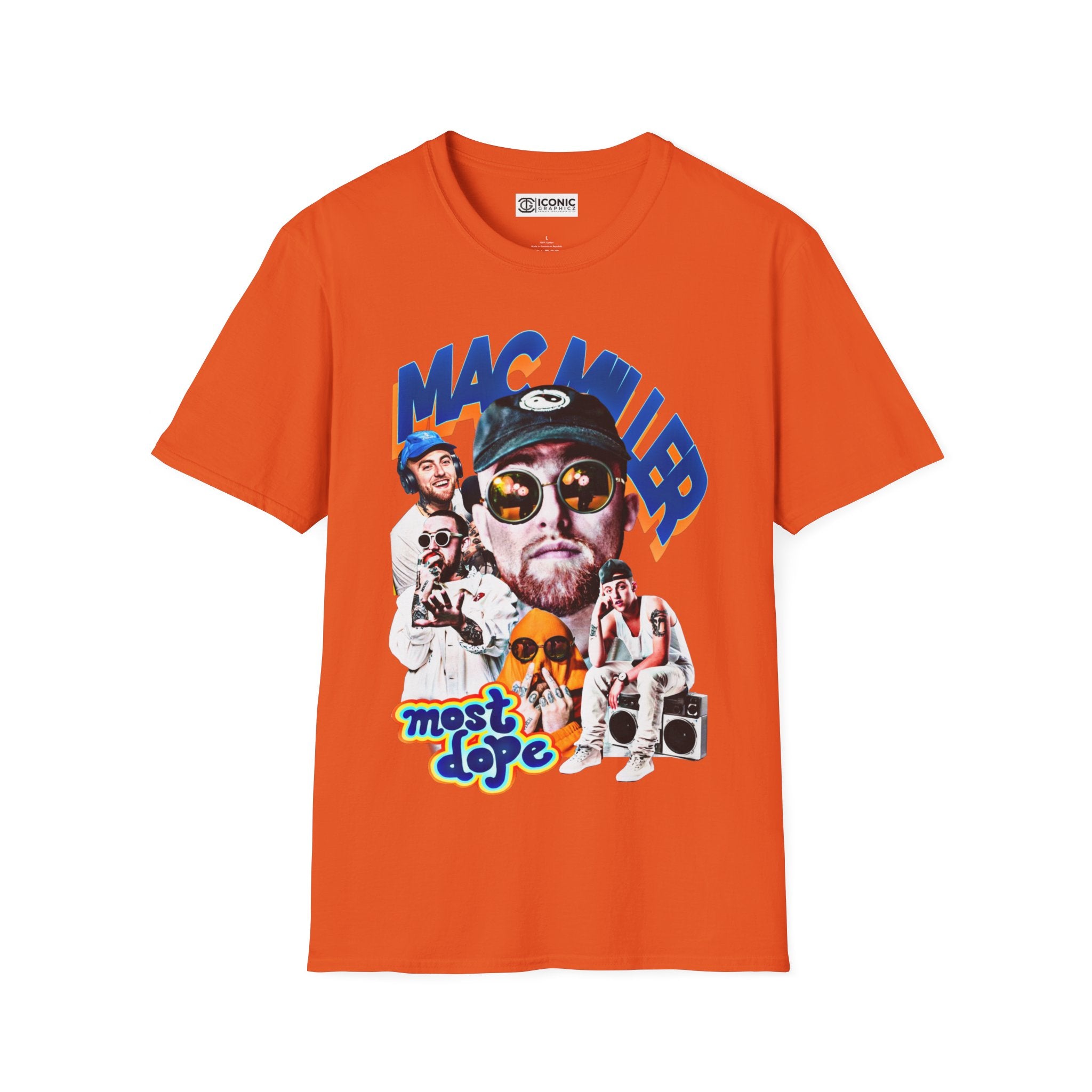 Mac Miller Unisex Softstyle T-Shirt - IGZ Clothing 