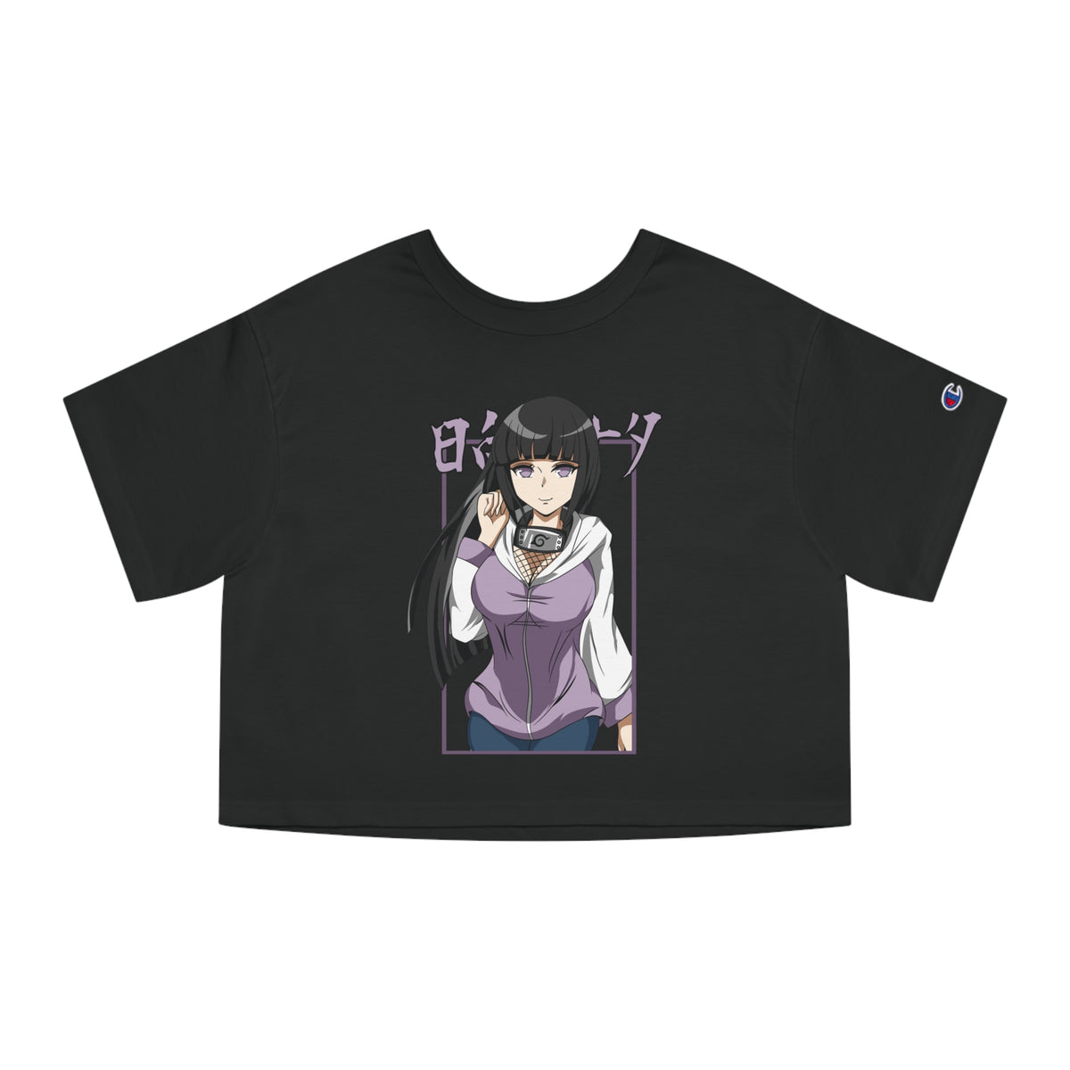 Hinata Champion Women's Heritage Cropped T-Shirt - IGZ Clothing 