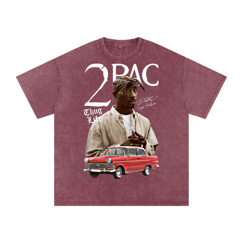 Tupac Shakur Acid Wash Oversize T-Shirt