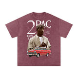 Tupac Shakur Acid Wash Oversize T-Shirt