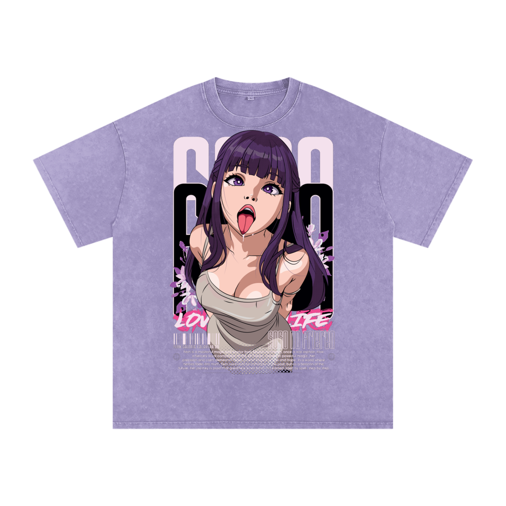 Fern Frieren Acid Wash Oversize T-Shirt