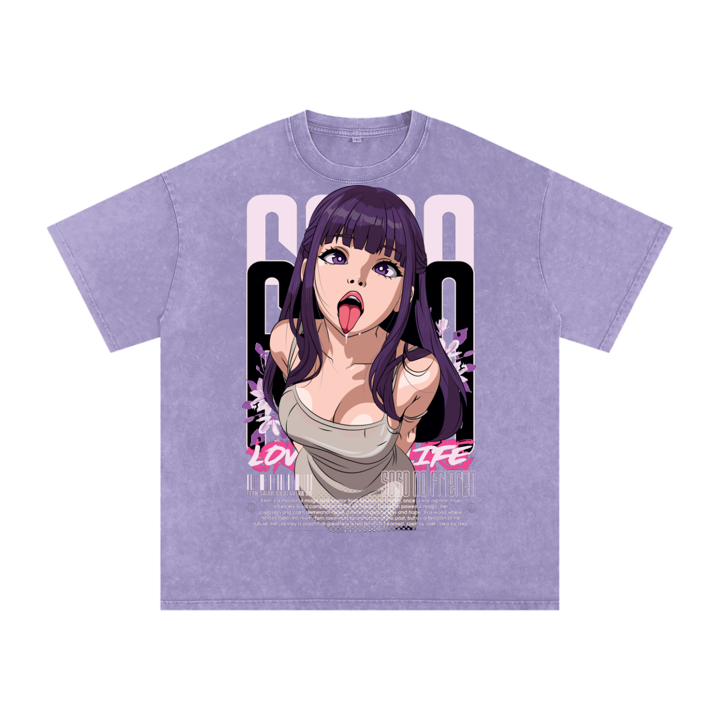 Fern Frieren Acid Wash Oversize T-Shirt