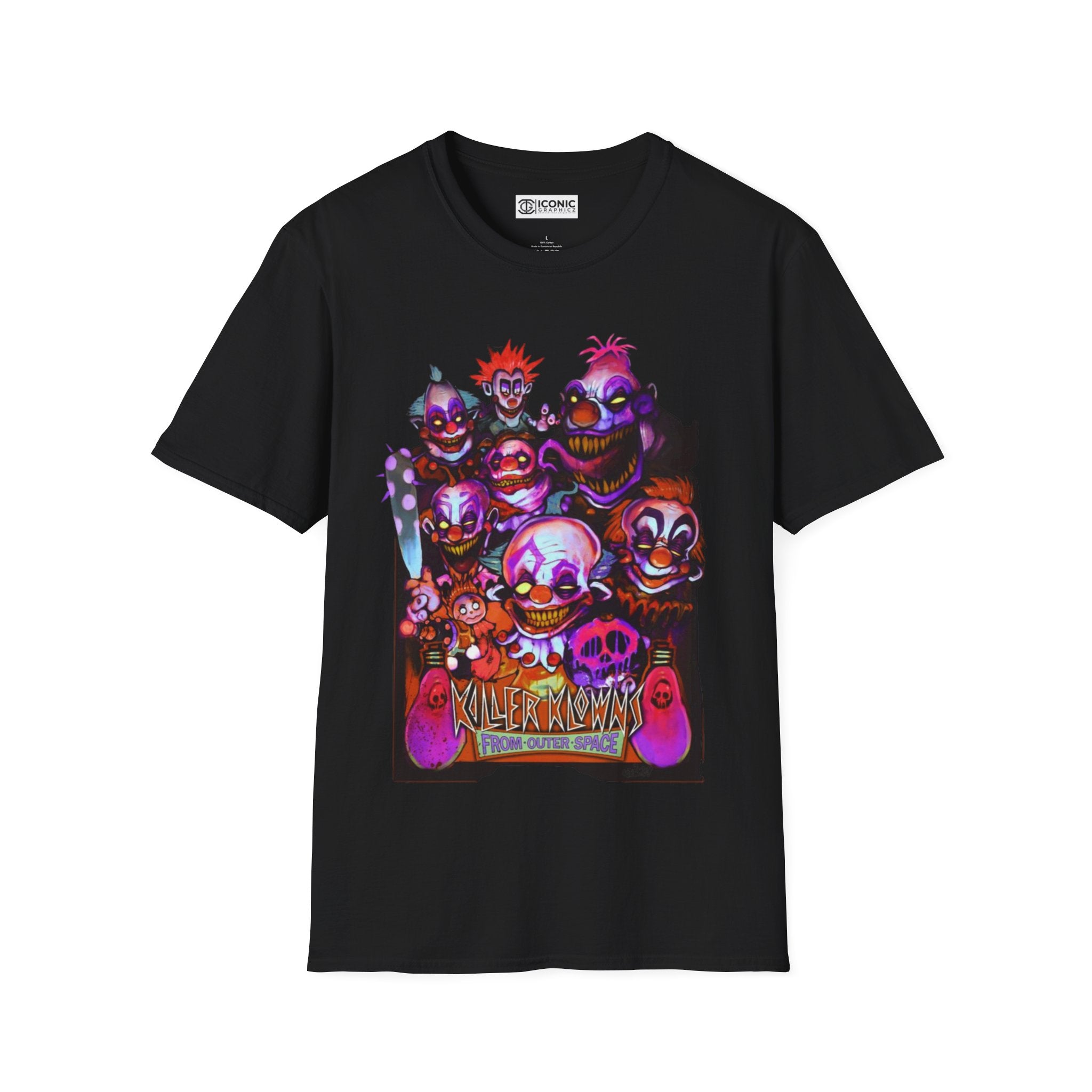 Killer Clowns from Outerspace Unisex Softstyle T-Shirt - IGZ Clothing 