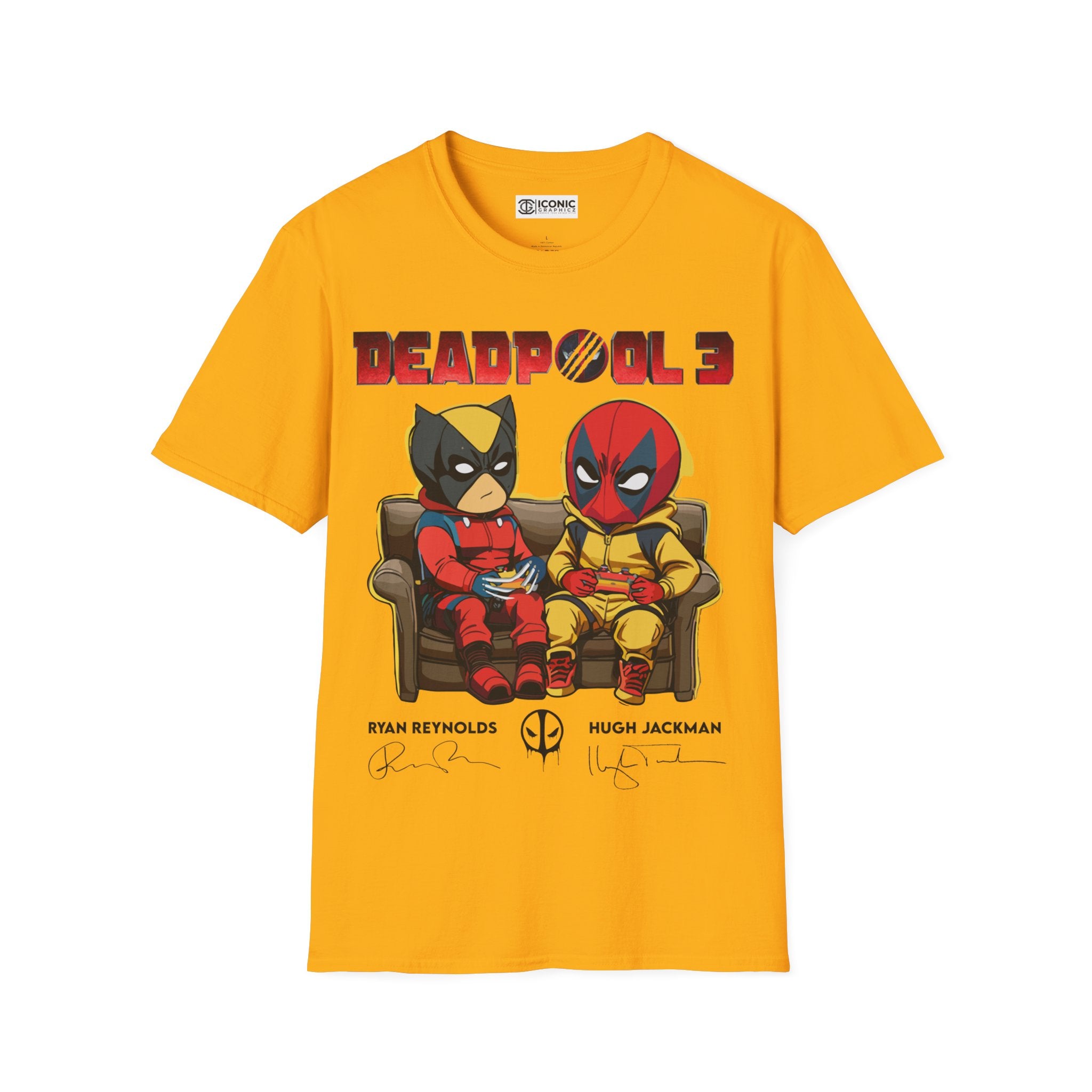 Deadpool and Wolverine Unisex Softstyle T-Shirt - IGZ Clothing 