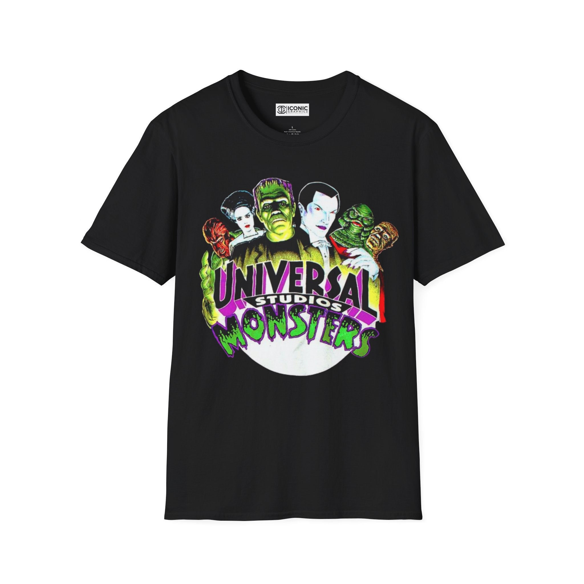 Monsters Unisex Softstyle T-Shirt - IGZ Clothing 