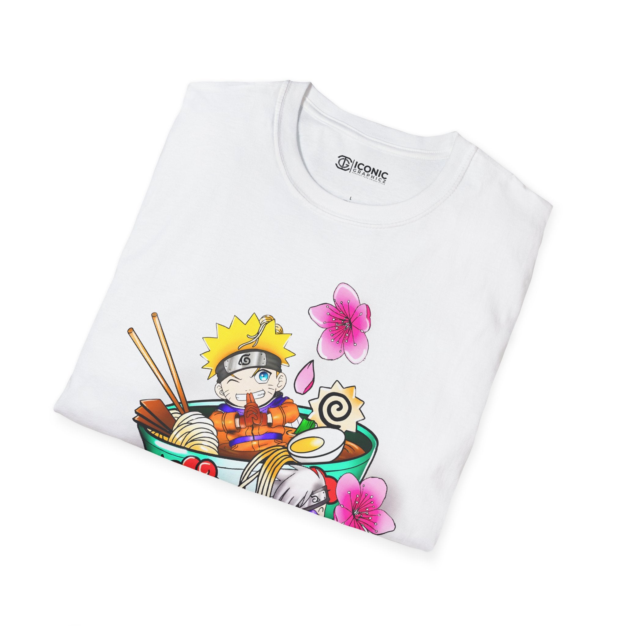 Kakashi and Uzumaki Naruto T-Shirt