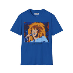 Tina Turner Unisex Softstyle T-Shirt - IGZ Clothing 