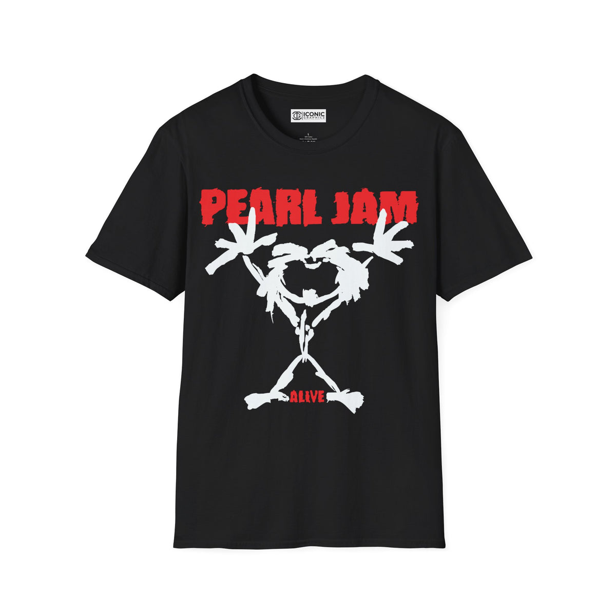 Pearl Jam Unisex Softstyle T-Shirt - IGZ Clothing 