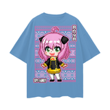 Anya Spy x Family Oversize Deep Drop Shoulder Tee