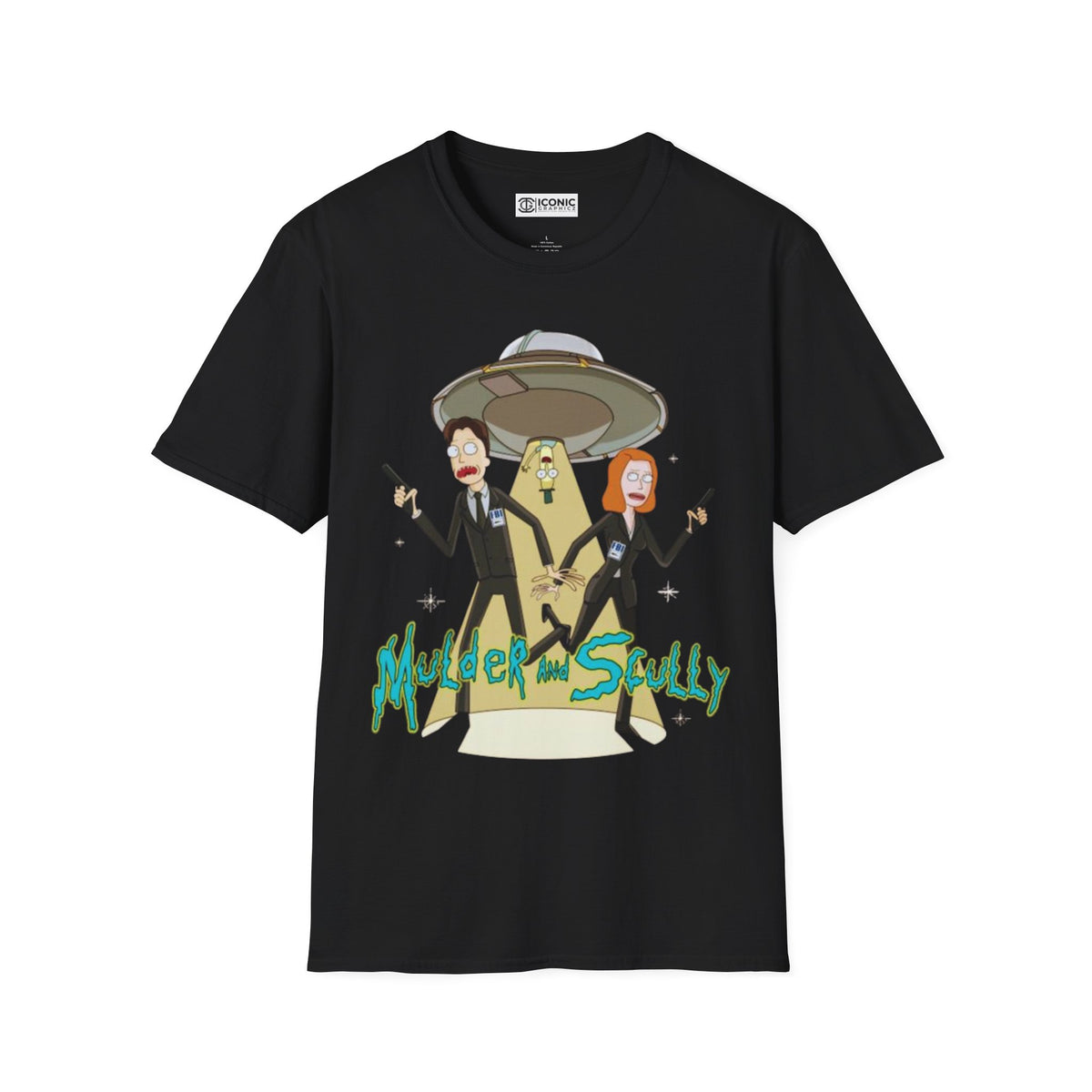 Rick and Morty X-Files Unisex Softstyle T-Shirt