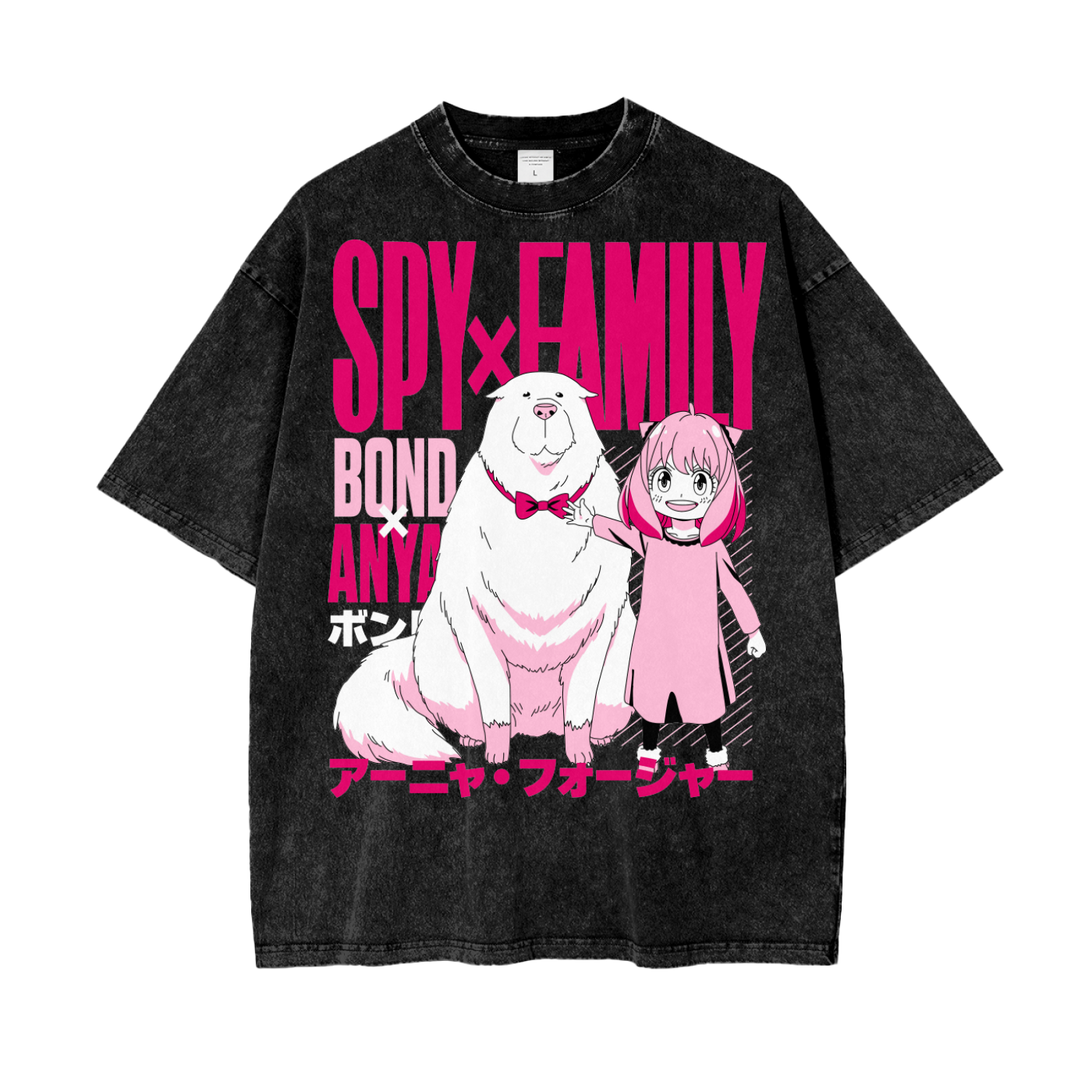 Anya Spy x Family Oversize Snow Washed T-Shirt