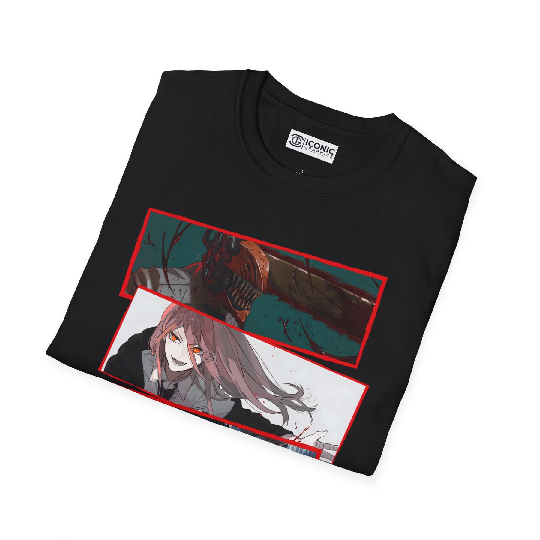 Denji and Makima Chainsaw Man T-Shirt - 