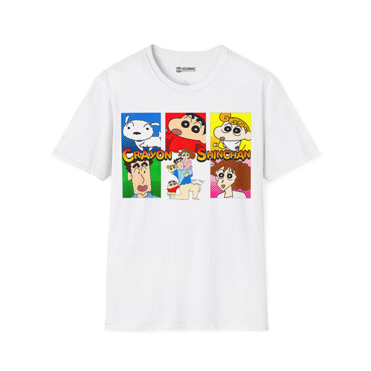 Shinchan Unisex Softstyle T-Shirt - IGZ Clothing 