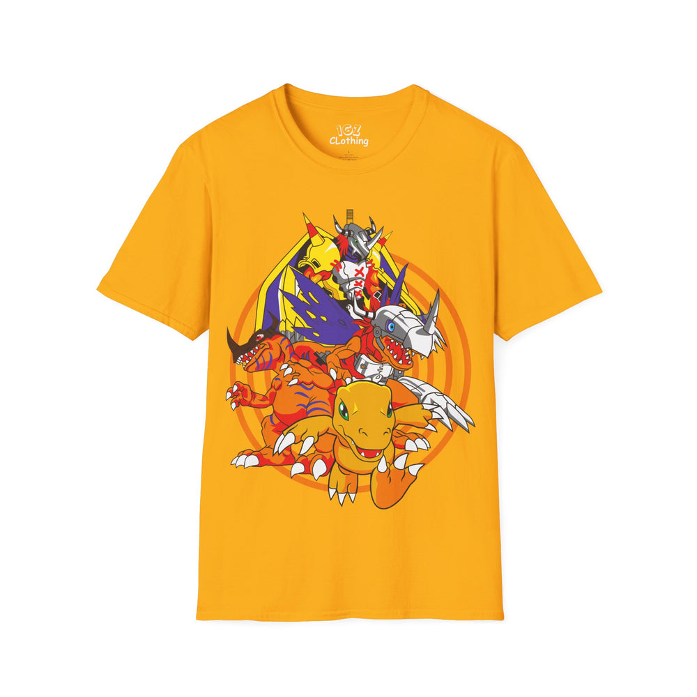 Greymon Evolution Digimon T-Shirt