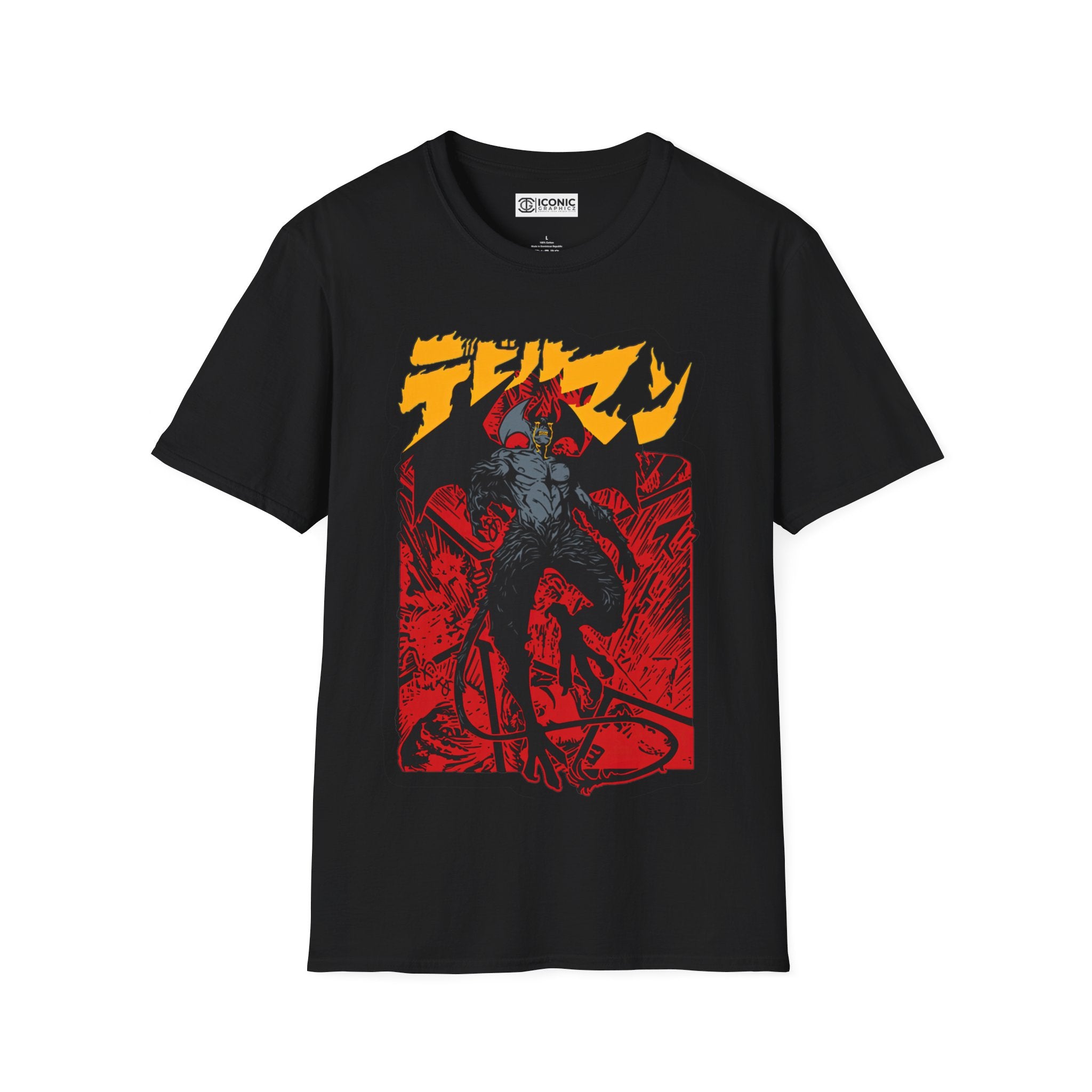 Devilman Crybaby Amon Unisex Softstyle T-Shirt - IGZ Clothing 