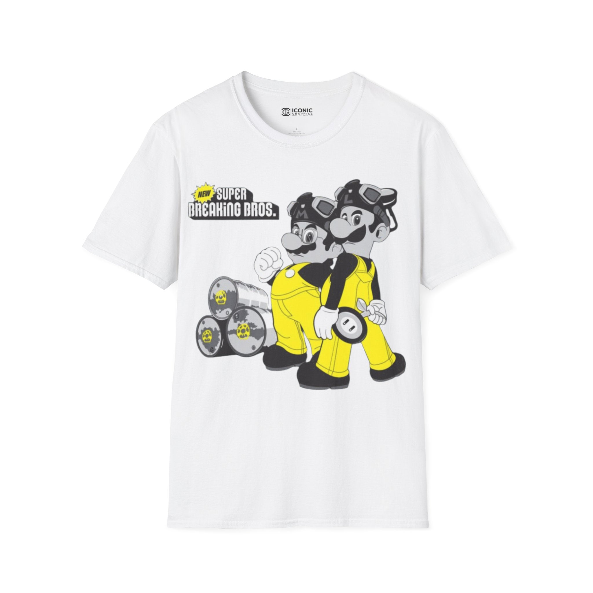 Mario Unisex Softstyle T-Shirt - IGZ Clothing 