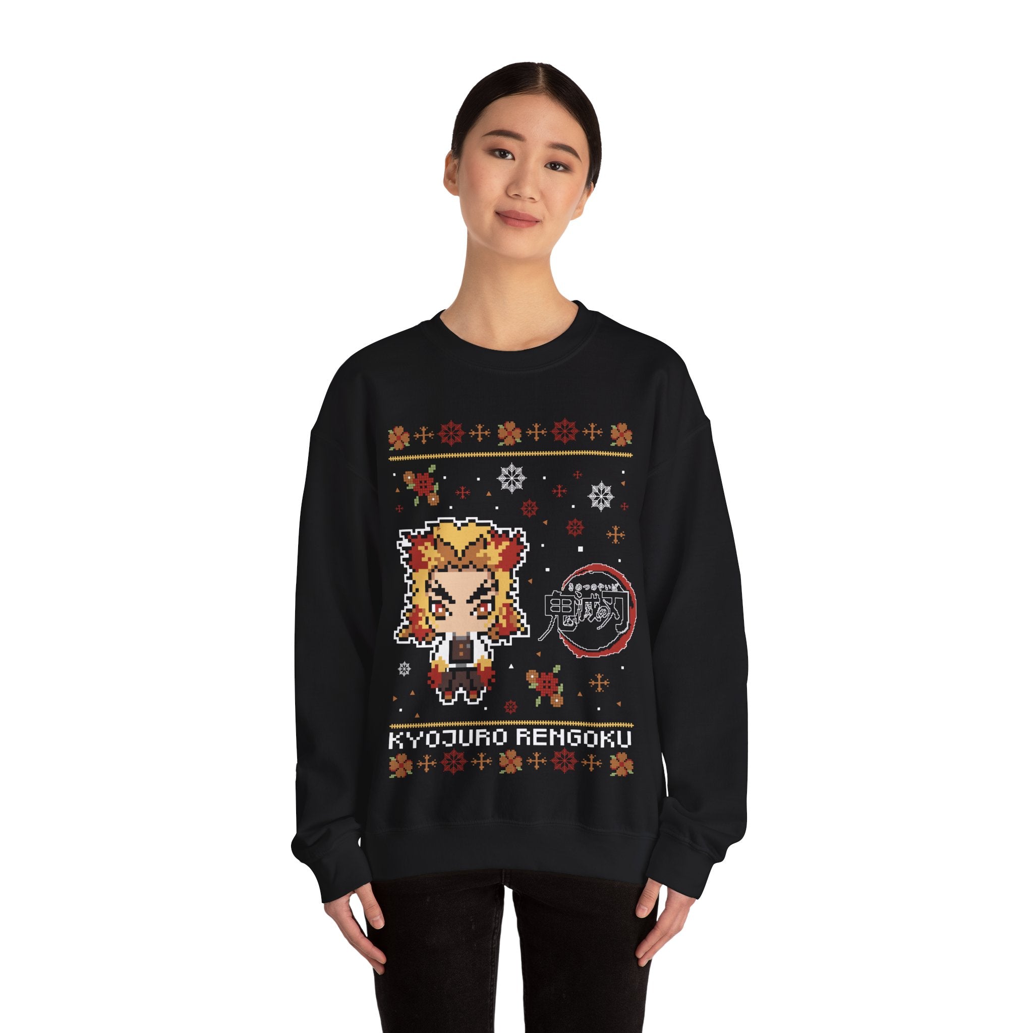 Rengoku Unisex Heavy Blend™ Crewneck Sweatshirt