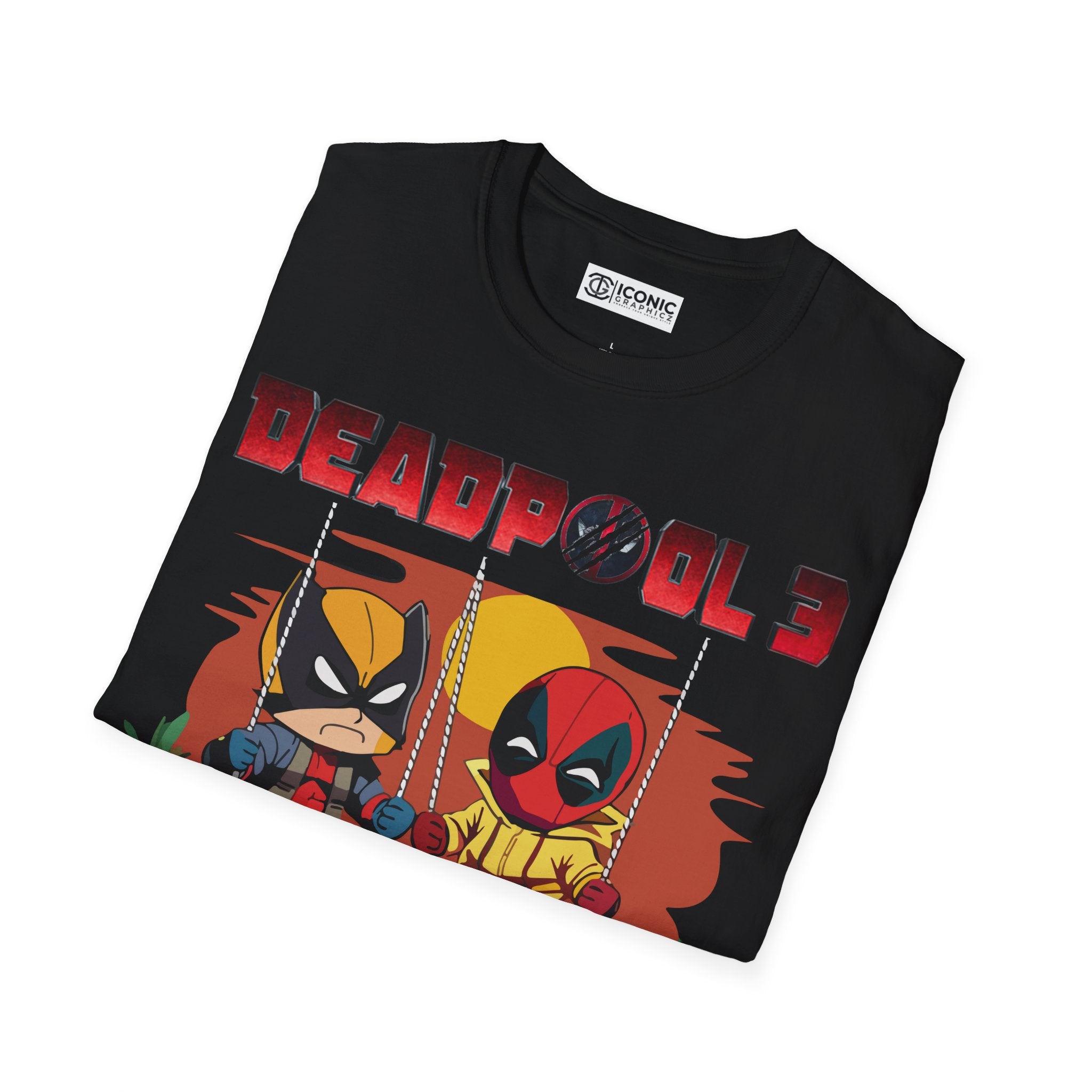 Deadpool and Wolverine Unisex Softstyle T-Shirt - IGZ Clothing 