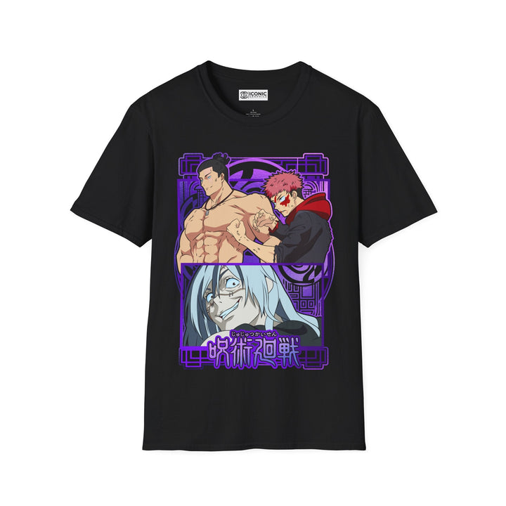 Yuji and Toudou vs Mahito Jujitsu Kaisen T-Shirt Printify