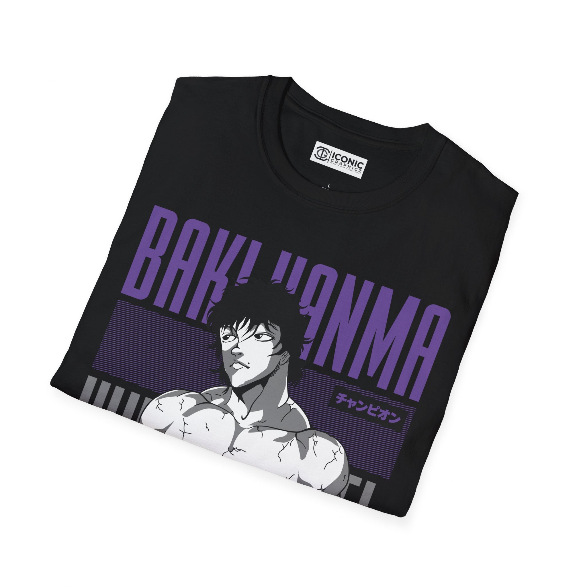 Hanma Baki Unisex Softstyle T-Shirt - IGZ Clothing 