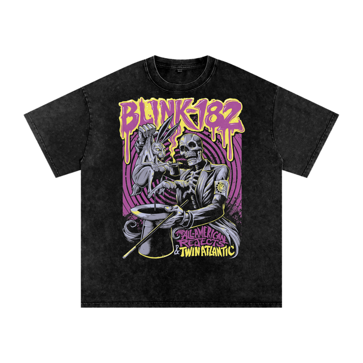 Blink-182 Acid Wash Oversize T-Shirt