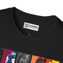 Anime Heros Unisex Softstyle T-Shirt - IGZ Clothing 