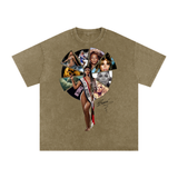 Beyonce Cowboy Carter Acid Wash Oversize T-Shirt
