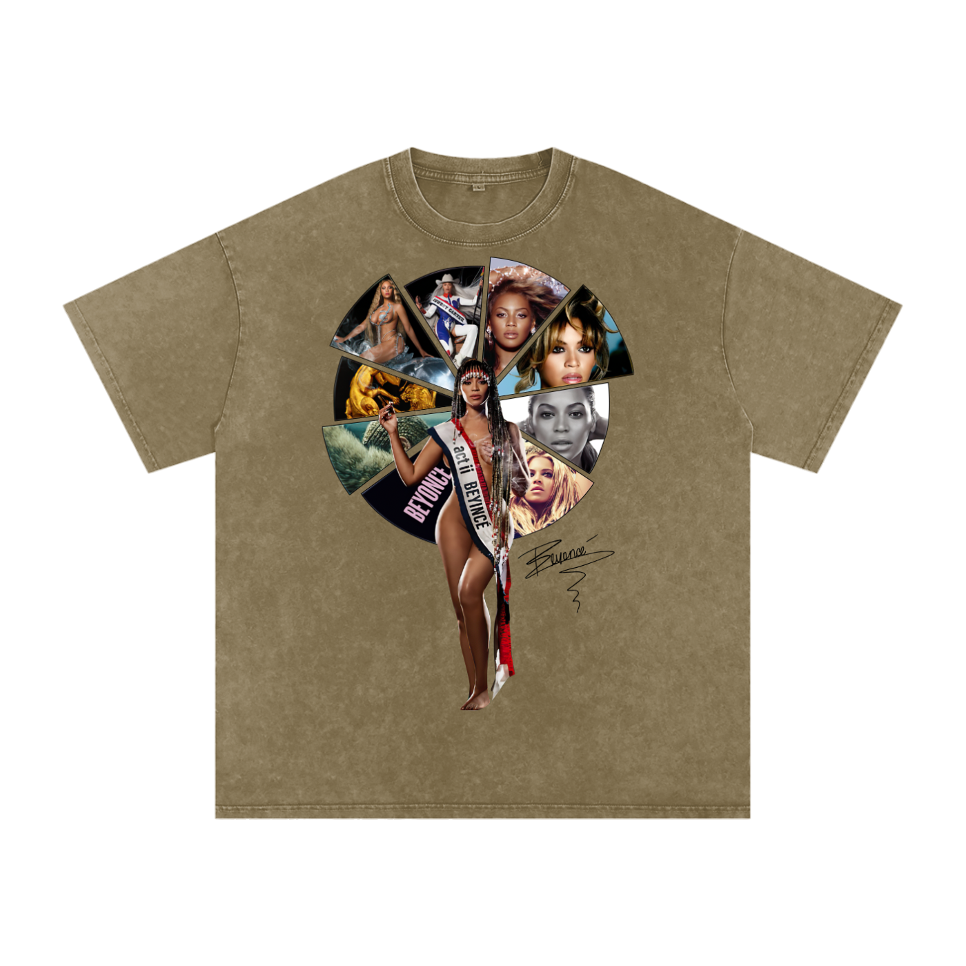 Beyonce Cowboy Carter Acid Wash Oversize T-Shirt
