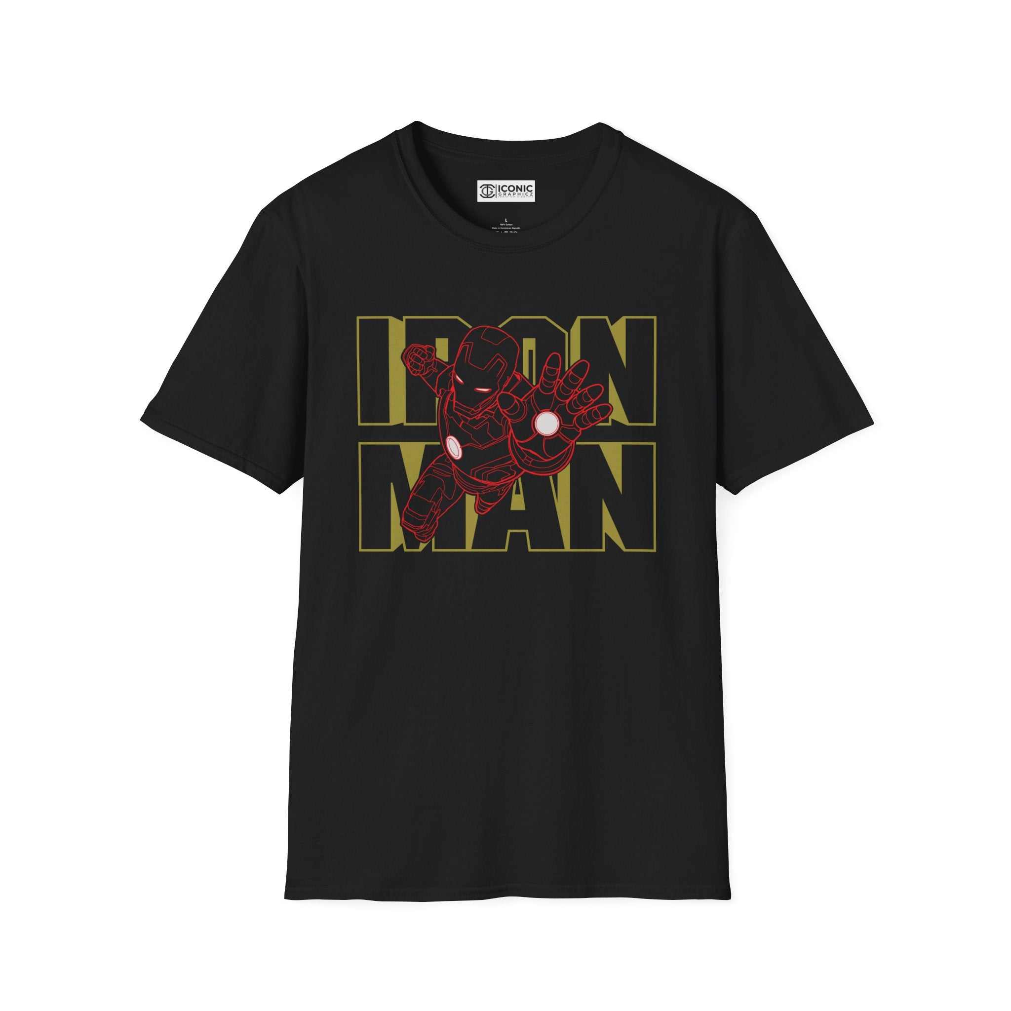 Iron Man Unisex Softstyle T-Shirt - IGZ Clothing 