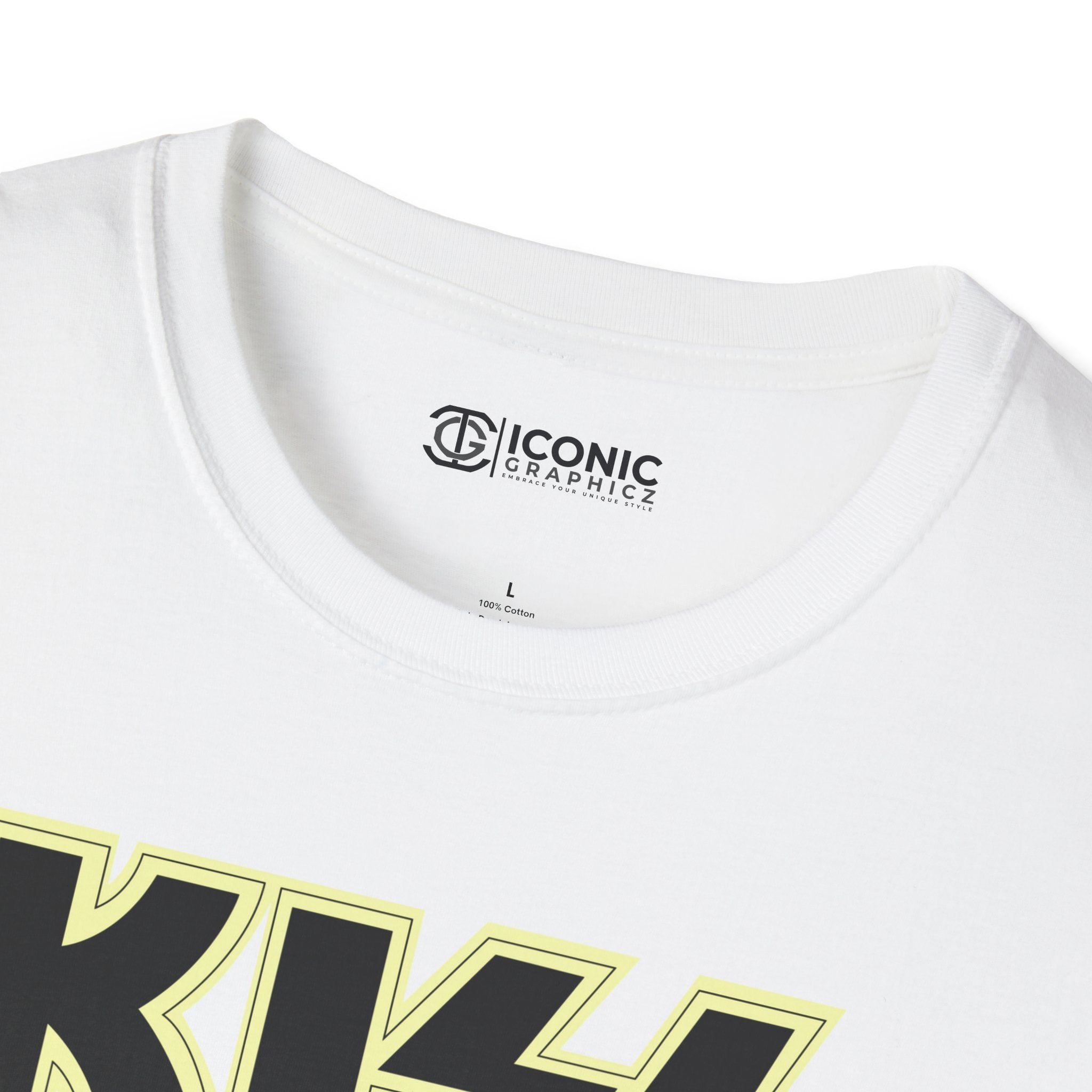 Kiss Unisex Softstyle T-Shirt - IGZ Clothing 