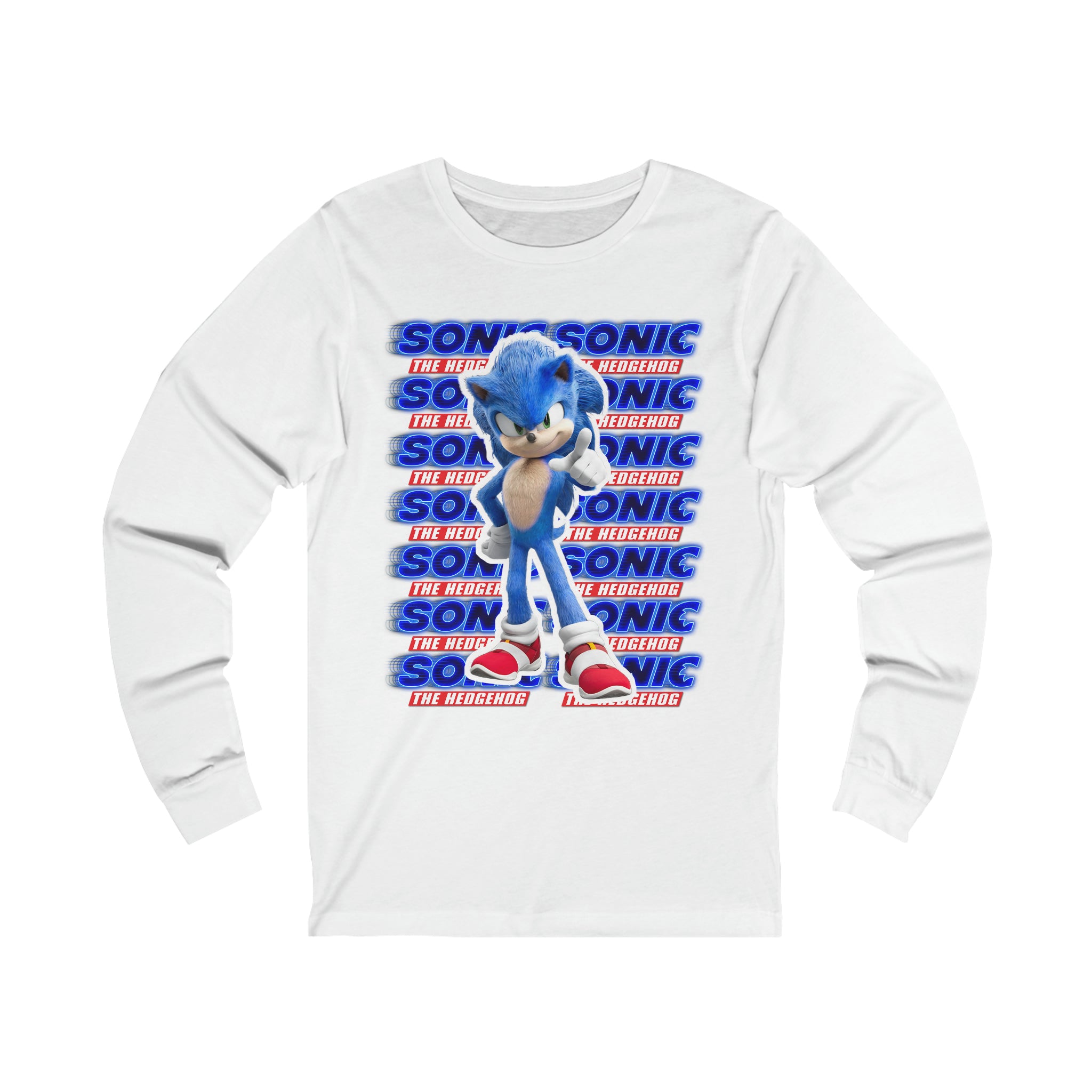 Sonic Unisex Jersey Long Sleeve Tee - IGZ Clothing 