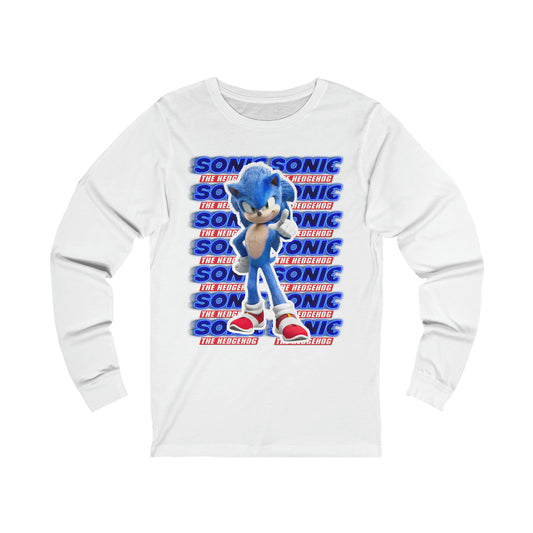 Sonic Unisex Jersey Long Sleeve Tee - IGZ Clothing 