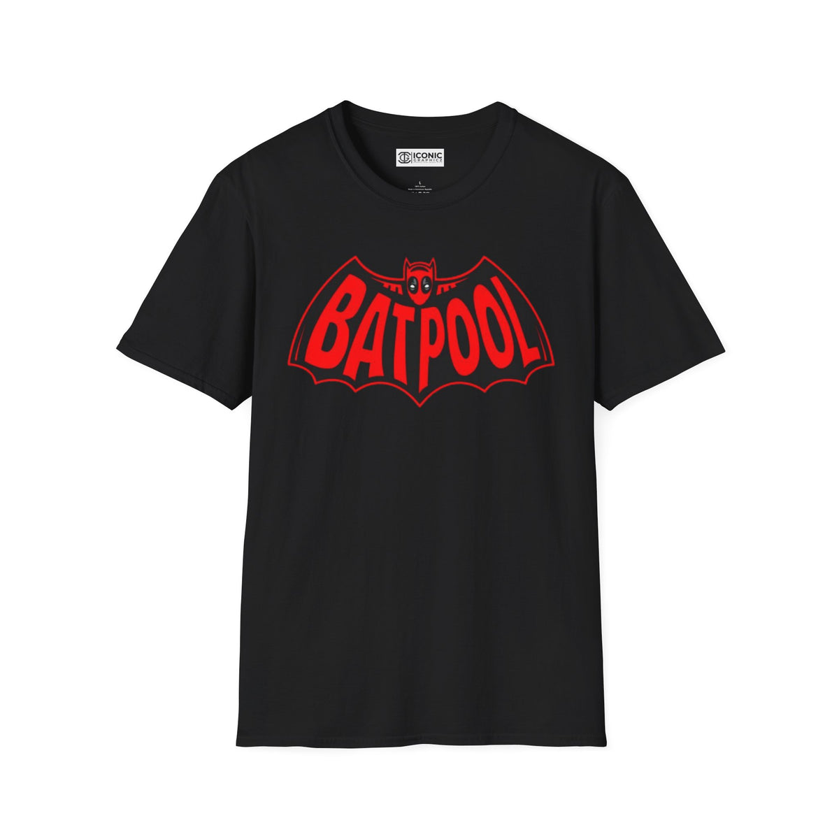 Deadpool Batpool Unisex Softstyle T-Shirt - IGZ Clothing 