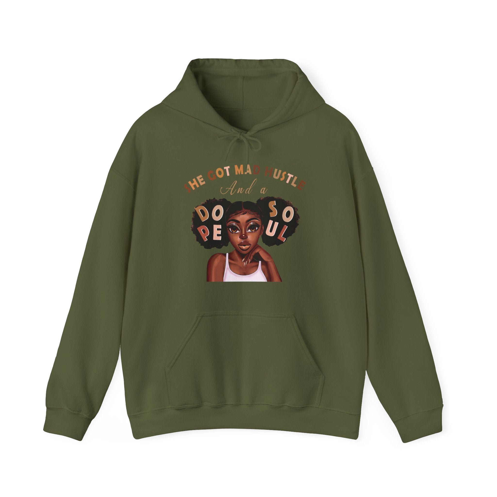 Black girl magic Unisex Heavy Blend™ Hooded Sweatshirt - IGZ Clothing 