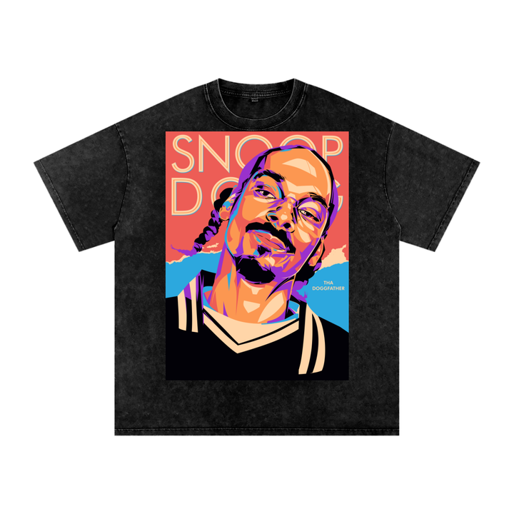 Snoop Dogg Acid Wash Oversize T-Shirt