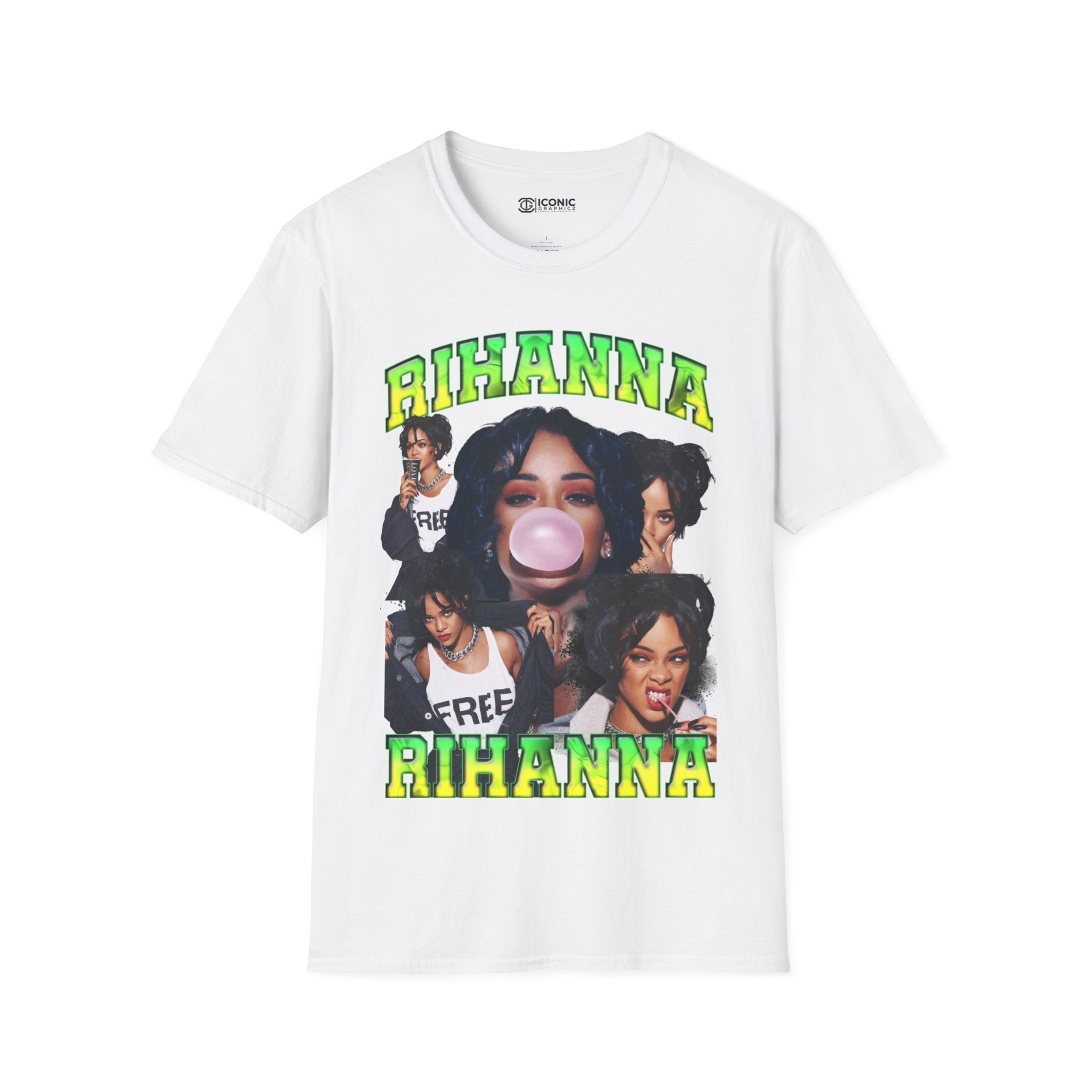 Rihanna Unisex Softstyle T-Shirt - IGZ Clothing 