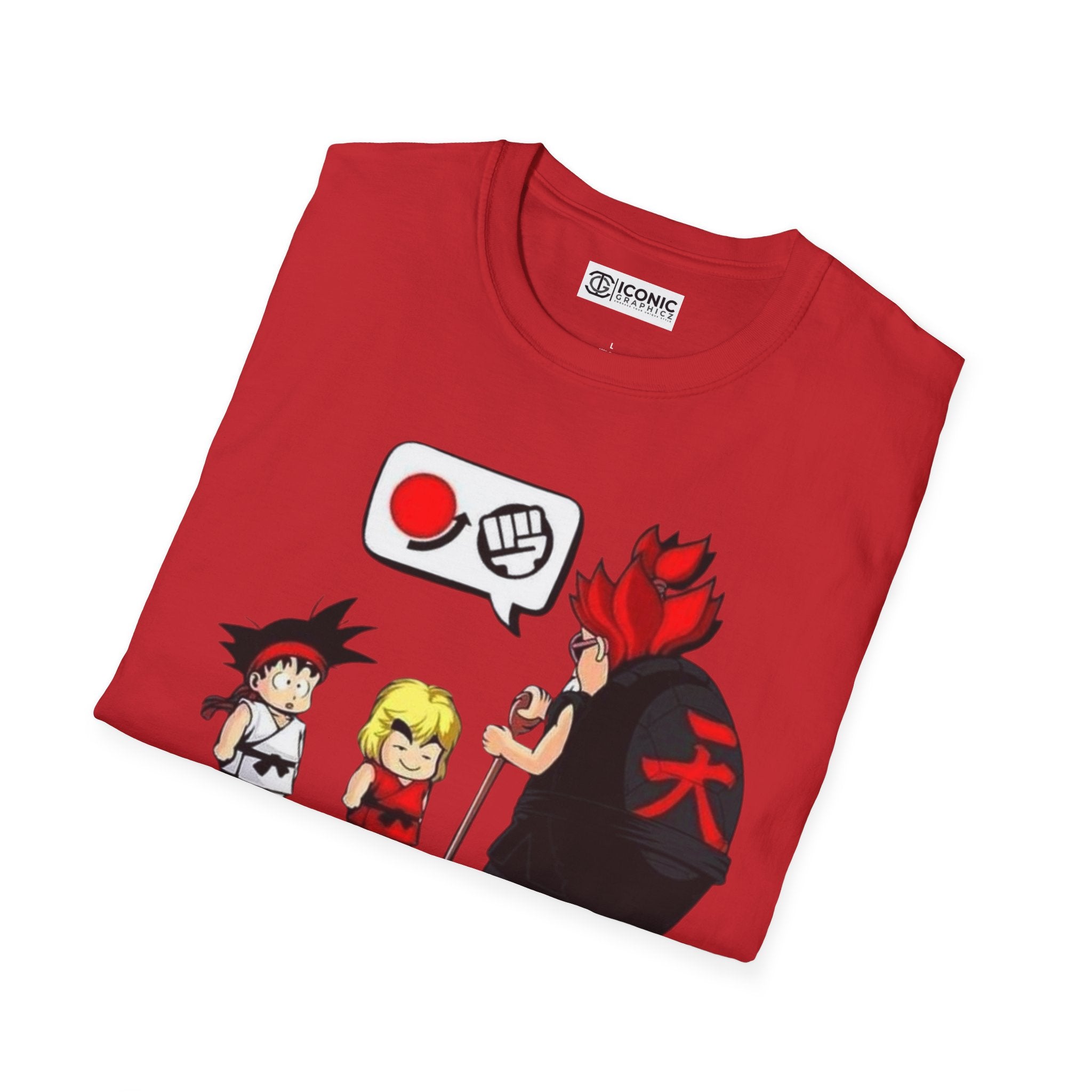 Dragonball and Streetfighter parody T-Shirt