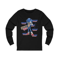 Sonic Unisex Jersey Long Sleeve Tee - IGZ Clothing 