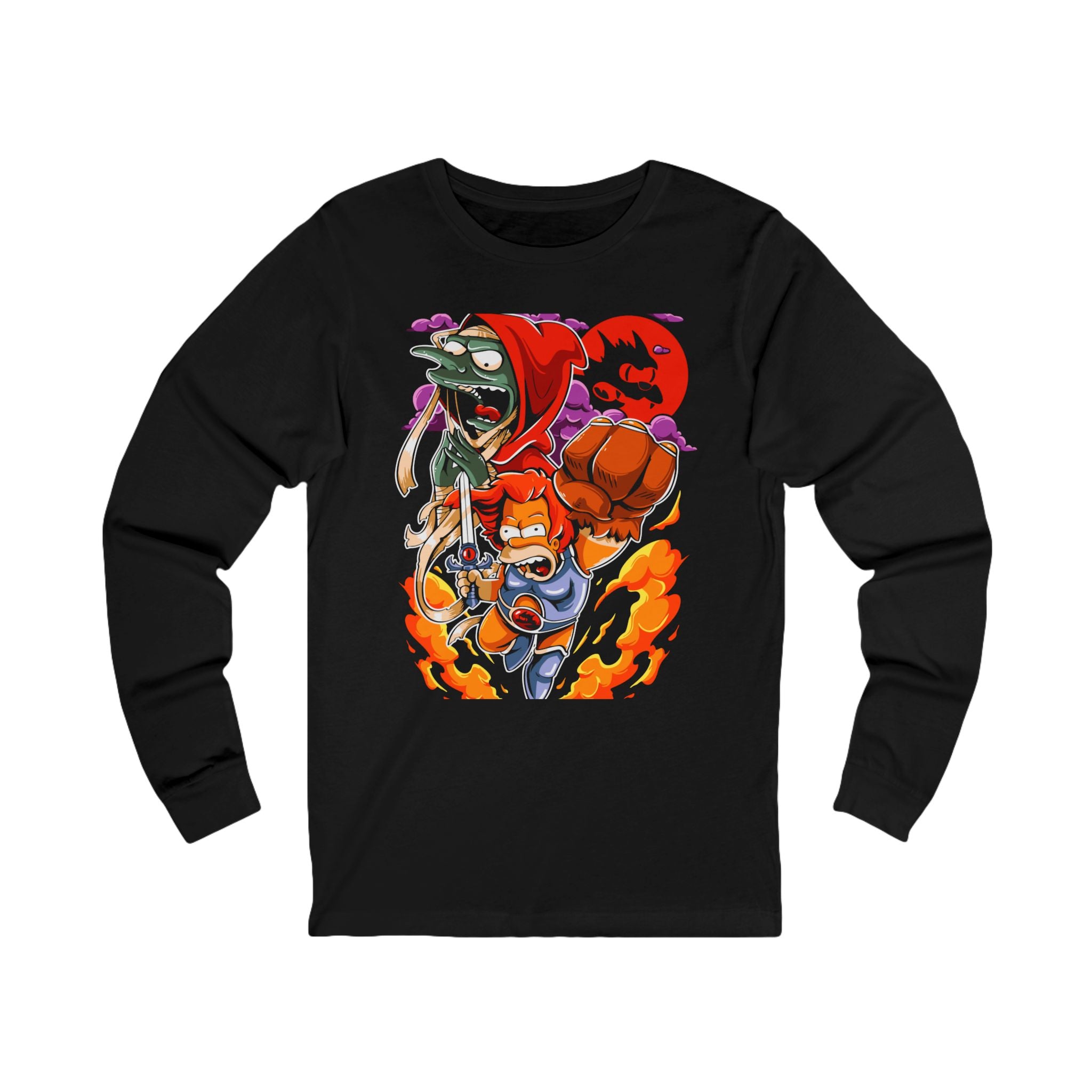 Simpsons Unisex Jersey Long Sleeve Tee