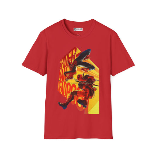 Spider-Man and Deadpool Unisex Softstyle T-Shirt - IGZ Clothing 