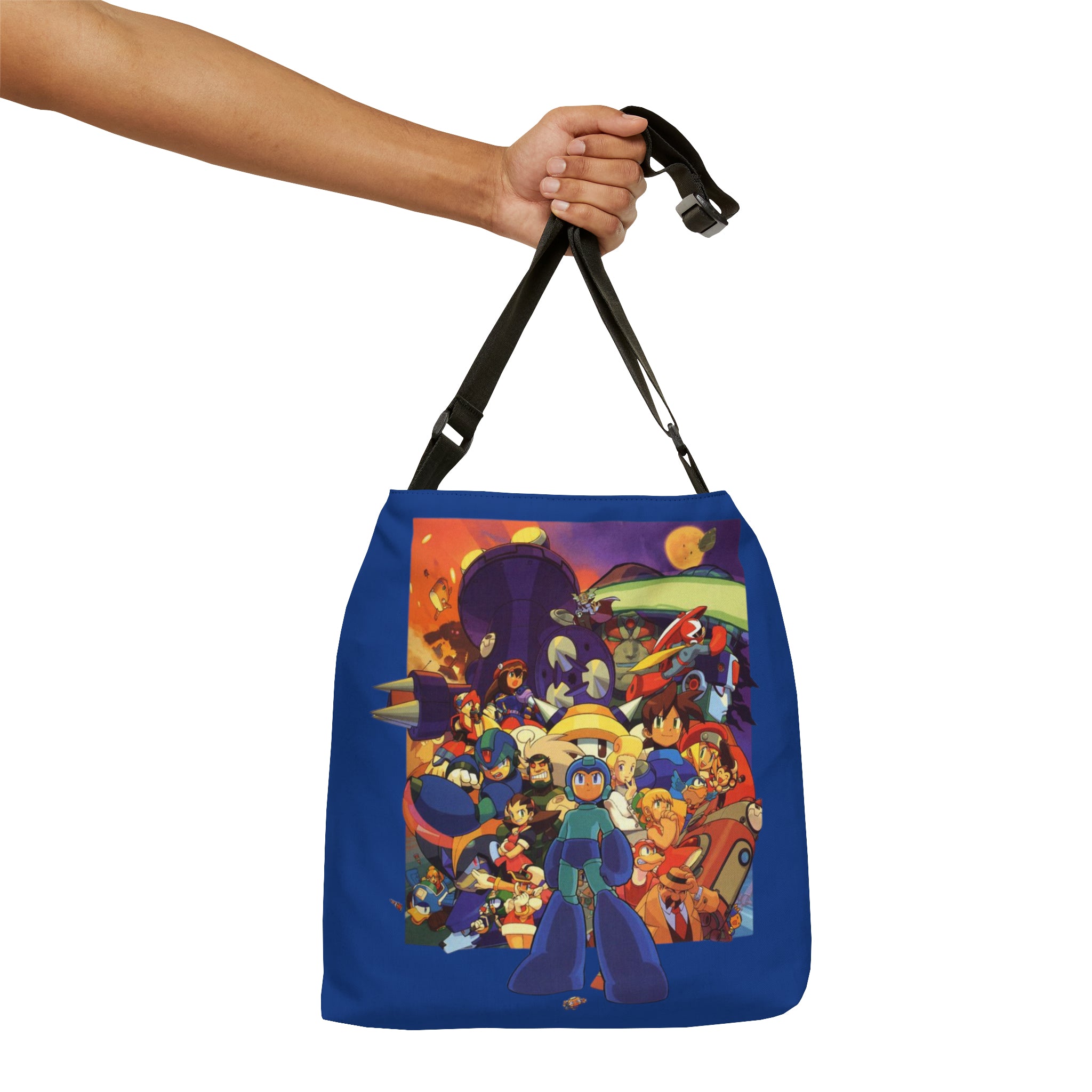 Mega Man Adjustable Tote Bag (AOP) - IGZ Clothing 