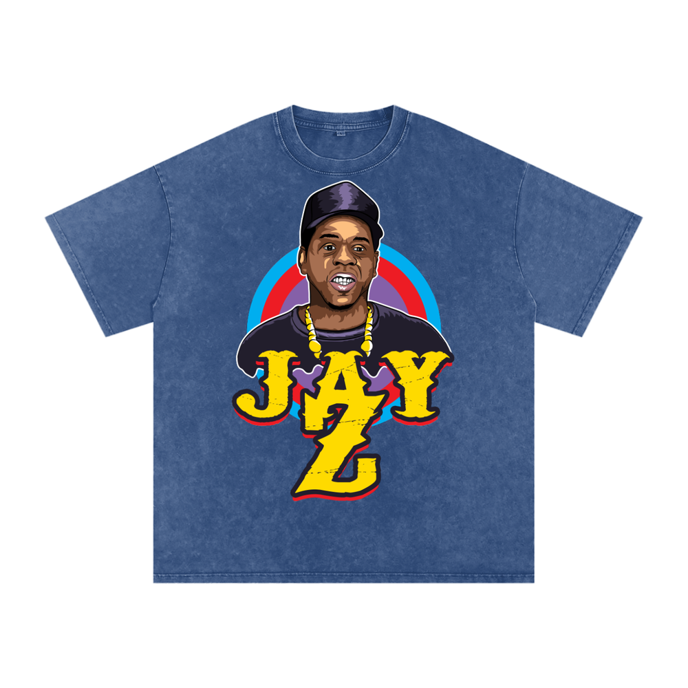 Jay Z Acid Wash Oversize T-Shirt