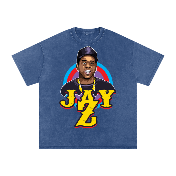 Jay Z Acid Wash Oversize T-Shirt