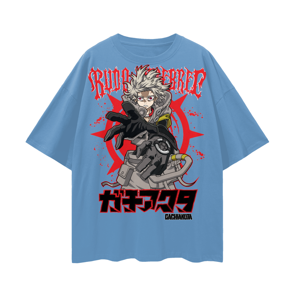 Rudo Gachiakuta Streetwear Loose Drop Shoulder T-Shirt