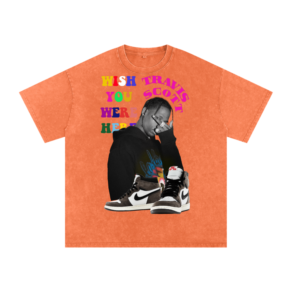 Travis Scott Acid Wash Oversize T-Shirt